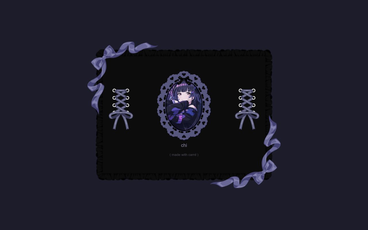 Carrd profile picture for @frills